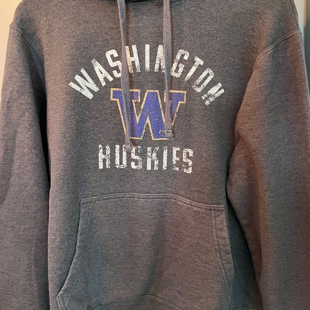 Gray Washington Huskies Hoodie. Excellent condition